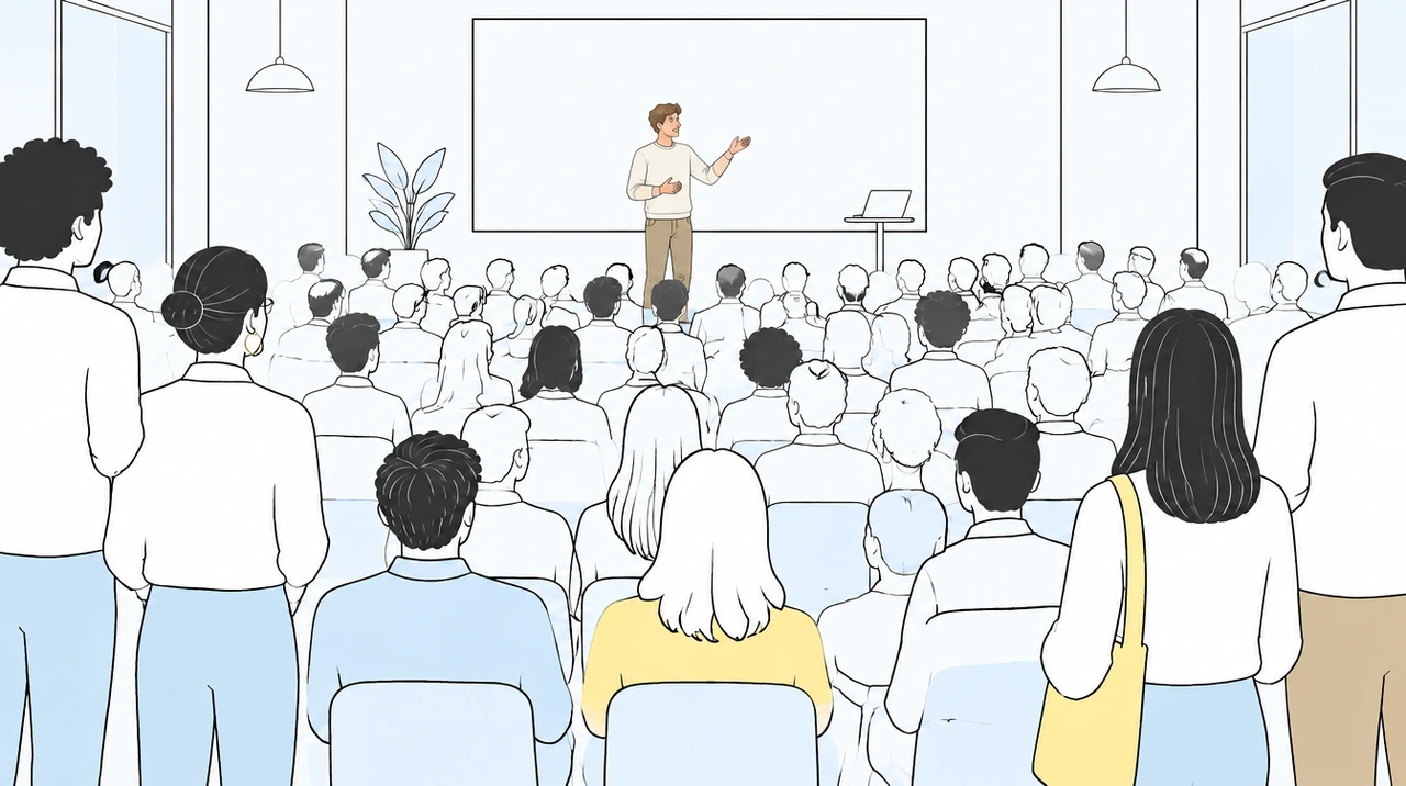 A room full of the right people.